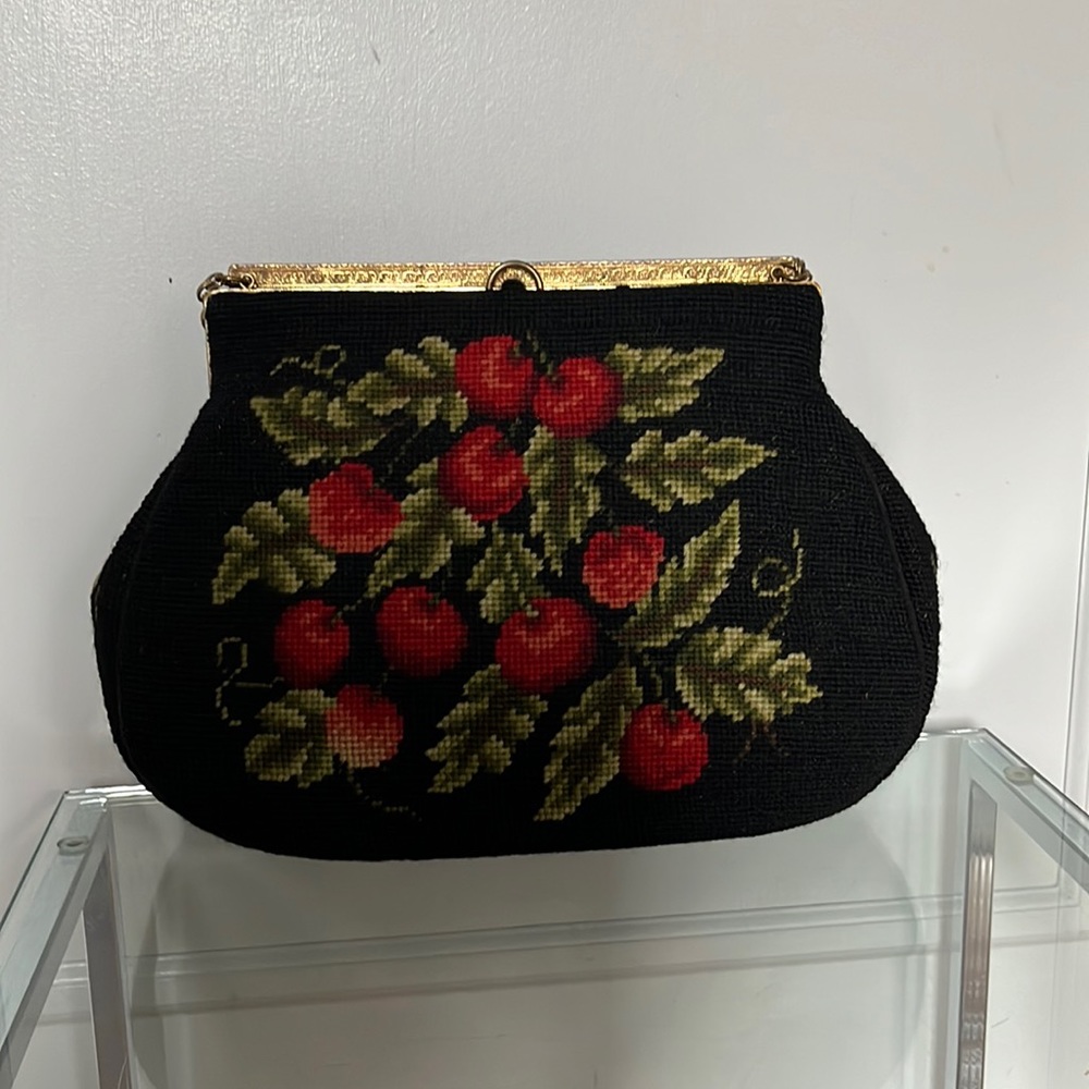 Vintage cherry purse